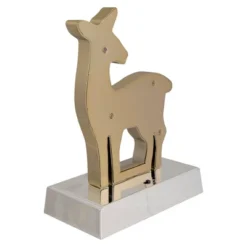 Northlight LED Lighted Reindeer Christmas Stocking Holder - 7.5" - Gold Finish -Northlight GUEST c5e5df76 74c9 47d0 9b81 c8c3b0b1f775