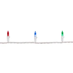 Northlight 100ct Mini LED String Lights Multi-Color - 33' White Wire -Northlight GUEST c68dae9d 05ae 425a 8847 a77b8c5bf6f9 1