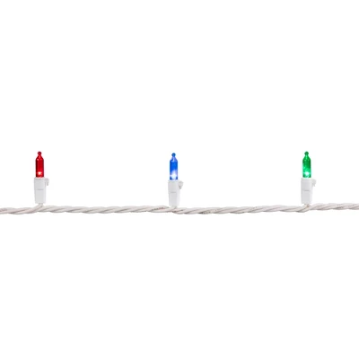 Northlight LED Mini Christmas Light Set - Multi-Color - 11.25' White Wire - 35ct 8 Northlight LED Mini Christmas Light Set - Multi-Color - 11.25' White Wire - 35ct - Image 6