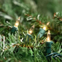 Northlight Incandescent Mini Christmas Lights - Clear - 10' Green Wire - 50ct -Northlight GUEST c69f94c0 535b 4cc7 aa62 3f2d49e06272 4
