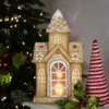 Northlight LED Lighted Gingerbread House With Icing Accents Christmas Decoration - 16" -Northlight GUEST c7f37508 df0e 47d8 a823 e107ce885dc6