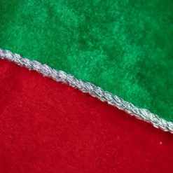 Northlight 20" Red Velveteen Sequined Christmas Tree Stocking With Green Cuff -Northlight GUEST c9e2a117 17d2 4e88 b14d cb3ae187bacf