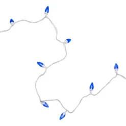 Northlight LED C7 Christmas Lights - Blue - 16' - White Wire - 25ct -Northlight GUEST cb05ff38 35e9 43f6 bd6f 78e805af9494
