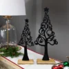 Northlight Starry Trees Metal Christmas Decorations - 18.5" - Black - Set Of 2 -Northlight GUEST cc311395 1c87 4a2a b9a8 27a1d46246c6