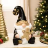 Northlight Gnome Holding Gingerbread Man Cookie Christmas Decoration - 13" - Black -Northlight GUEST cc6d1f66 9056 4e14 960d 6ec3794e2b92