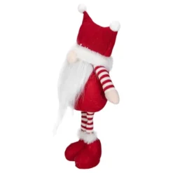 Northlight Plush Standing Gnome Christmas Decoration - 18.5" - Red And White -Northlight GUEST ce4e1a16 583e 4d17 8cf9 7d7accffa2cd