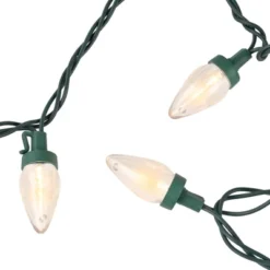 Northlight 25ct Warm White LED C7 Christmas Lights - 16ft Green Wire -Northlight GUEST cf26a860 c52c 46ce a0e9 b6b659fcf8d5