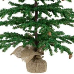 Northlight Medium Artificial Christmas Tree With Mini Pine Cones In Burlap Base - 3' - Unlit -Northlight GUEST cf59499f b4b9 45a3 bd17 53f1d0595bb1