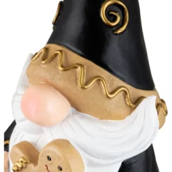 Northlight Gnome Holding Gingerbread Man Cookie Christmas Decoration - 13" - Black -Northlight GUEST cf8a9098 ba2a 467f 99cd 0099bc026d05