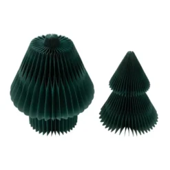 Northlight Accordion Honeycomb Foldable Paper Christmas Tree - 3' - Dark Green -Northlight GUEST cfc81ad0 eb87 4e3d 909e 02d759a68ec1