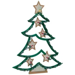 Northlight Lighted Christmas Tree With Stars Window Silhouette - 17.75" -Northlight GUEST d15d77b4 716b 49ad 9376 4cb8f3e48917