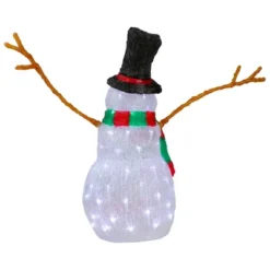 Northlight Lighted Commercial Grade Acrylic Snowman Outdoor Christmas Decoration - 23" -Northlight GUEST d1cd68d7 6a0a 4dc1 8982 42c3a4fb5b91