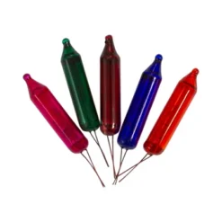Northlight Mini Christmas Replacement Bulbs - 3.5 Volts - Multicolor - Pack Of 5
