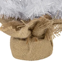 Northlight Medium Mini White Balsam Pine Artificial Christmas Tree With Burlap Base - 24" - Unlit 11 Northlight Medium Mini White Balsam Pine Artificial Christmas Tree With Burlap Base - 24" - Unlit -Northlight GUEST d2395da9 06dc 423b abb7 e5f1eda755b0