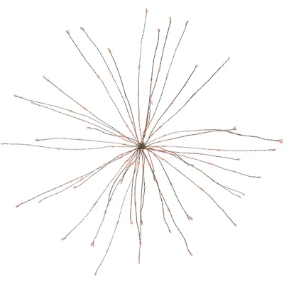 Northlight 20" LED Lighted Firework Silver Branch Christmas Decoration - Red Lights 7 Northlight 20" LED Lighted Firework Silver Branch Christmas Decoration - Red Lights - Image 5