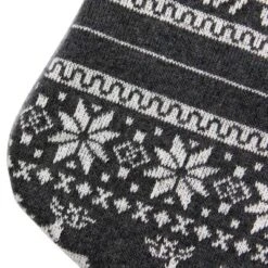 Northlight 19" Gray And White Reindeer And Snowflake Knit Christmas Stocking With Faux Fur Cuff 10 Northlight 19" Gray And White Reindeer And Snowflake Knit Christmas Stocking With Faux Fur Cuff -Northlight GUEST d3feb76d a487 464c 9534 2abc4537e8ea