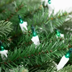 Northlight Mini Christmas Light Set - Teal - 17.25' White Wire - 50ct 6 Northlight Mini Christmas Light Set - Teal - 17.25' White Wire - 50ct -Northlight GUEST d49f6673 8dcd 4ec1 8aa2 a48943747cac 1