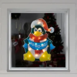 Northlight 17.5" Lighted Penguin Christmas Window Silhouette -Northlight GUEST d51311ca e1bf 4b1b b29b a6690e81b312