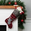 Northlight 20.5" Red And Black Buffalo Plaid Reindeer Christmas Stocking -Northlight GUEST d57accb9 7d62 4aea 9339 76e7016d980d