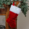 Northlight Plush Traditional Christmas Stocking With Cuff - 20" - Red And White -Northlight GUEST d5a15c51 e4ed 4a31 8ec2 a5a379b81143