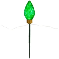 Northlight LED Lighted C9 Style Christmas Pathway Lawn Stakes - 3 Ft - Multi - 3-Count -Northlight GUEST d5c4bad8 f223 4b45 b0f4 f4c1058d92d8