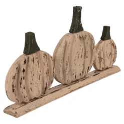 Northlight 16.5" Three Little Pumpkins Fall Harvest Decoration