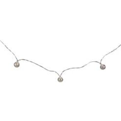 Northlight Battery Operated Metal Ball Christmas Lights - Warm White LED - 6.25' Clear Wire - 10ct 6 Northlight Battery Operated Metal Ball Christmas Lights - Warm White LED - 6.25' Clear Wire - 10ct -Northlight GUEST d5f9b4a4 ff1d 4e5f 83cc 61b25600ddfa