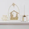 Northlight LED Lighted Glitter Holy Family Nativity Scene Christmas Decoration - 14" -Northlight GUEST d673902c 7a12 4e89 8530 5b8109885ecc