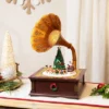 Northlight LED Lighted And Musical Gramophone Animated Christmas Decoration - 14" -Northlight GUEST d6b3a335 f9fe 4b12 b33d 458b4185eabc