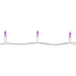 Northlight 50ct LED Mini String Lights Purple - 16.25' White Wire -Northlight GUEST d6e901e7 78ff 4bcd ae62 b6e70a31b7d1