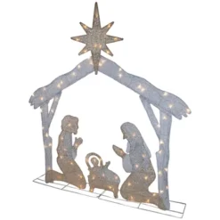 Northlight LED Lighted Holy Family Nativity Scene Outdoor Christmas Decoration - 44" - Warm White 9 Northlight LED Lighted Holy Family Nativity Scene Outdoor Christmas Decoration - 44" - Warm White -Northlight GUEST d6fa19ea 9190 4f82 b15a 72d8d12923ae