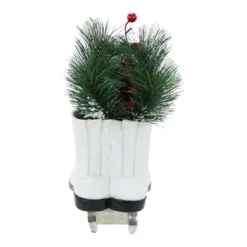 Northlight LED Lighted Ice Skates With Floral Arrangement Christmas Decoration - 12" -Northlight GUEST d7e47229 2dc2 4e03 bd74 1b35fca2c3d7