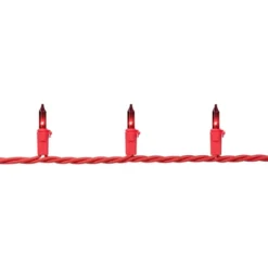 Northlight Mini Christmas Lights - Red - 20' Red Wire - 100ct -Northlight GUEST d84aedd7 d430 491e a89d 7b49d31b01c2