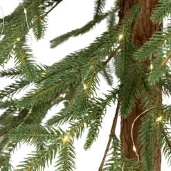 Northlight Pre-Lit Medium Alpine Artificial Christmas Tree - 6' - Clear LED Lights -Northlight GUEST d8f6f992 7927 42df 8146 16c54dfea8fc