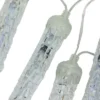 Northlight LED Lighted Transparent Dripping Icicles Snowfall Christmas Tube Lights - 14.25' Clear Wire - 16ct -Northlight GUEST d944d09a 1f87 4aae a190 82ba9195d179