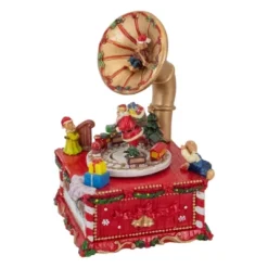 Northlight Santa Claus On Phonograph Musical Christmas Decoration - 7" -Northlight GUEST d96fffbe a2e0 4a92 bd73 9ea86ef5692f