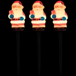 Northlight Lighted Santa Claus Christmas Pathway Markers - 16" - Set Of 4 -Northlight GUEST db23f08e 7961 431f 984a 15e57662d4f3