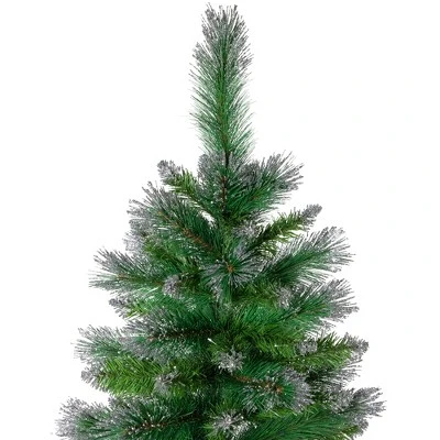 Northlight Two-Tone Spruce Pine Glitter Tip Medium Artificial Christmas Tree - 6' - Unlit 4 Northlight Two-Tone Spruce Pine Glitter Tip Medium Artificial Christmas Tree - 6' - Unlit - Image 2
