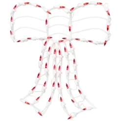 Northlight Lighted Bow Christmas Window Silhouette Decoration - 14" - Red -Northlight GUEST dbab7e18 81b5 44c2 8c0d ecff5e32beaf