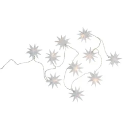 Northlight 10-Count LED White Star Christmas Fairy Lights, 5.25ft, Copper Wire -Northlight GUEST de9c4161 7676 425e 821b 44ff1fc3dd6c
