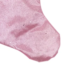 Northlight 21" Pink And Silver Glittered Princess Christmas Stocking With Cuff -Northlight GUEST dfb493ac 198c 466c b946 0f53b6b7ee00