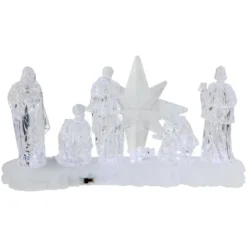 Northlight LED Lighted Nativity Scene Acrylic Christmas Decoration - 12.25" -Northlight GUEST dfd86312 4d7f 42ad ad73 d60084117f70