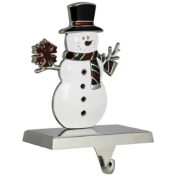 Northlight Smiling Snowman Christmas Stocking Holder - 6" -Northlight GUEST e06e375f 88e1 4f6f 9a83 8ab831dd2a46
