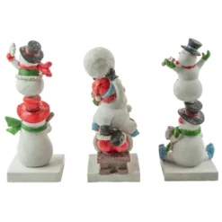 Northlight Set Of 3 Snowmen Christmas Stocking Holders 9" -Northlight GUEST e0b9ac50 ce47 44c8 a771 5f34b817804d