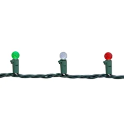 Northlight 50 Count Red, Green And White LED G12 Berry Christmas Lights, 15.9 Ft Green Wire -Northlight GUEST e17d3021 d49a 4907 9fa6 3697f0c08afc