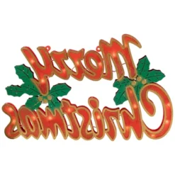 Northlight Lighted Merry Christmas Window Silhouette - 16.5" 13 Northlight Lighted Merry Christmas Window Silhouette - 16.5" -Northlight GUEST e1ebff3d ffa7 4b89 9f20 060e1f88d267