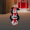Northlight 41" Lighted Stacked Penguin Family Outdoor Christmas Decoration -Northlight GUEST e21240c7 e81d 404f 91c1 35f6bbb5bc8e