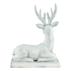 Northlight Set Of 2 White Reindeer Christmas Stocking Holders 7" -Northlight GUEST e2d1d6d8 49be 4844 b28c c0b13b9a86e9