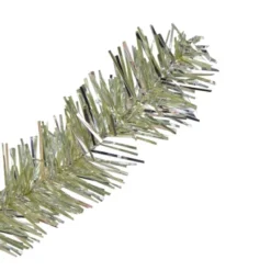 Northlight 9' Pre-Lit Artificial Christmas Tree Metallic Sheer Champagne Tinsel - Clear Lights -Northlight GUEST e3d71a16 5a19 4667 b6ad 8d60241d1a14
