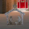 Northlight LED Lighted Holy Family Nativity Scene Outdoor Christmas Decoration - 44" - Warm White -Northlight GUEST e3f00e15 a638 4079 892d dc67a47b119c